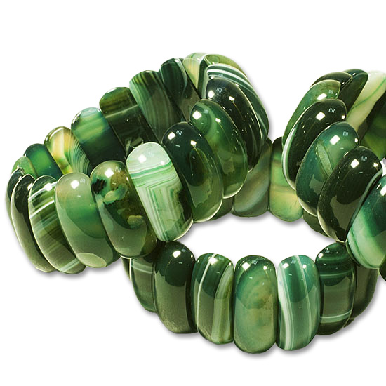 Гривна Зелен Ахат Гривна Зелен Ахат